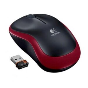 Kompiuterinė pelė Logitech M185 RAUDONA - Image 2