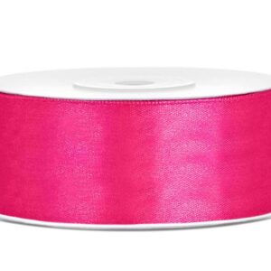 Dovanų pakavimo juostelė, rožinė, 2.5 cm x 3200 cm