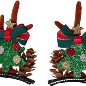 Kalėdiniai dekoratyviniai segtukai, įvairių spalvų/, 2 vnt. - Image 3