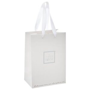 Dovanų maišelis, balta, 9x20x14 cm - Image 2