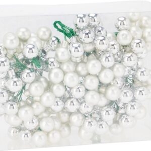 Eglutės žaisliukas, baltas, 2 cm, 12 vnt. - Image 2