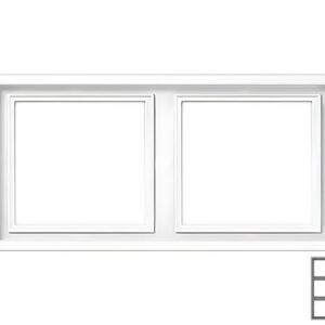 Dvivietis rėmelis LIREGUS MODERN, matinės baltos spalvos - Image 2