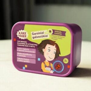 Edukacinis žaislas Kakė Makė Garsiniai galvosūkiai