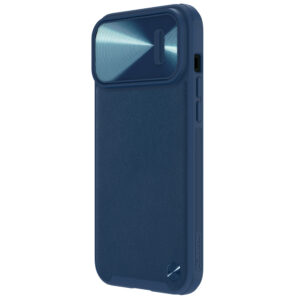 Nillkin CamShield Leather S Case Apple iPhone 14 Pro dėklas su camera cover blue - Image 3