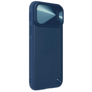Nillkin CamShield Leather S Case Apple iPhone 14 Pro dėklas su camera cover blue - Image 4