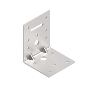 Tvirtinimo kampas 75x60x60x2.5 mm, sutvirtintas