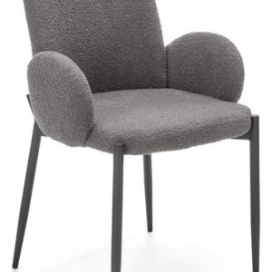 Valgomojo kėdė K477, pilka, 58 cm x 58 cm x 89 cm