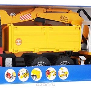 Transporto žaislų rinkinys Bruder 02751, raudona/geltona