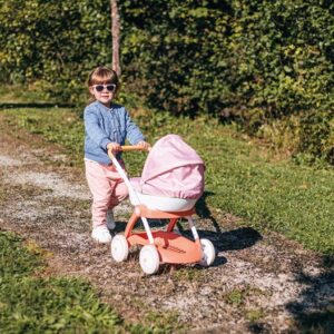 Lėlių vežimėlis Smoby Baby Nurse, balta/rožinė - Image 3