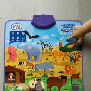 Edukacinis žaislas Kakė Makė Kalbančios raidės ir gyvūnai - Image 2