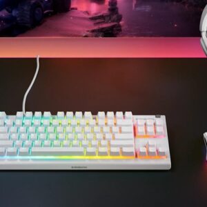 Klaviatūra Steelseries Apex 3 TKL, Anglų (US), balta - Image 3
