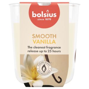 Žvakė, aromatinė Bolsius Smooth Vanilla, 25 h, Gelsva