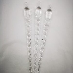 Eglutės žaisliukas Christmas Touch Icicle, 29 cm, 3 vnt. - Image 2