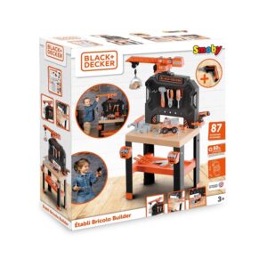 Žaislinis dirbtuvių stalas, - Smoby Black+Decker