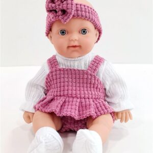 Lėlė - kūdikis Pure baby DF10-014C, 25 cm