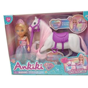 Lėlė Ankiki su žirgu 606038, 13 cm