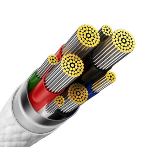 Baseus CADH000802 USB-C - USB-C PD kabelis 100W 5A 480Mb/s 2m - baltos spalvos - Image 7