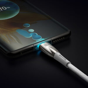 Baseus CADH000802 USB-C - USB-C PD kabelis 100W 5A 480Mb/s 2m - baltos spalvos - Image 9