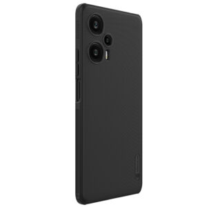 Xiaomi Redmi Note 12 Turbo / Xiaomi Poco F5 Armored Case Nillkin Super Frosted Shield Pro Armored Cover - juodos spalvos - Image 3