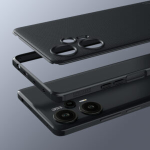 Xiaomi Redmi Note 12 Turbo / Xiaomi Poco F5 Armored Case Nillkin Super Frosted Shield Pro Armored Cover - juodos spalvos - Image 8