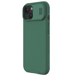Nillkin CamShield Pro Magnetic dėklas skirtas Apple iPhone 15 with Camera Protector - žalios spalvos - Image 3