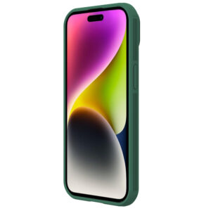 Nillkin CamShield Pro Magnetic dėklas skirtas Apple iPhone 15 with Camera Protector - žalios spalvos - Image 4