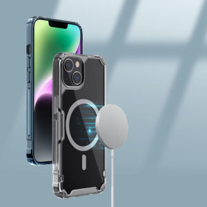 Nillkin Nature Pro armored dėklas su MagSafe for Apple iPhone 15 - baltos spalvos - Image 8