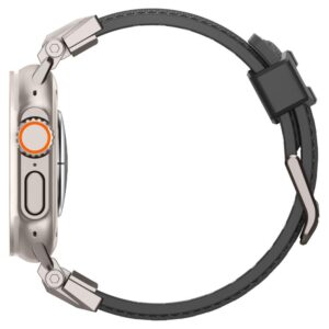Spigen Durapro Armor apyrankė skirta Apple Watch 4/5/6/7/8/9/SE/ Ultra (42/44/45/49 mm) - juodos spalvos - Image 8