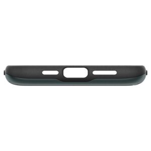 Spigen Slim Armor CS Apple iPhone 15 Pro Case - Dark žalios spalvos - Image 7