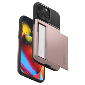 Spigen Slim Armor CS Apple iPhone 15 Pro Case - rožinės spalvos - Image 6