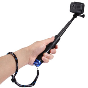 Selfie Stick Puluz for sports cameras (DJI, GoPro, Insta360)(black) - Image 2