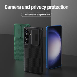 Nillkin CamShield Pro armored dėklas su camera cover for Samsung Galaxy S24 - blue - Image 7