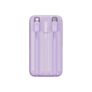 Baseus Comet Series powerbank with display 20000mAh 22.5W - purple + USB-A / USB-C kabelis - Image 3
