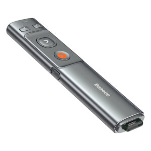 Baseus Orange Dot Wireless Laser Pointer for Presentations - pilkos spalvos (Battery Not Included)