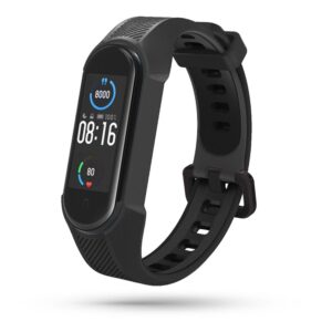 Tech-Protect Armor apyrankė skirta Xiaomi Mi Smart Band 5 / 6 / 6 NFC - juodos spalvos