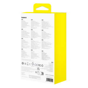 Baseus Airpow 20W 20000mAh Power Bank with baltos spalvos Baseus Simple Series USB-A - USB-C 50cm Cable - mėlynos spalvos - Image 4