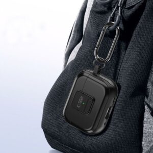 Tech-Protect Defender Hook MagSafe dėklas with Carabiner for Apple AirPods Pro 1 / 2 - juodos spalvos - Image 5