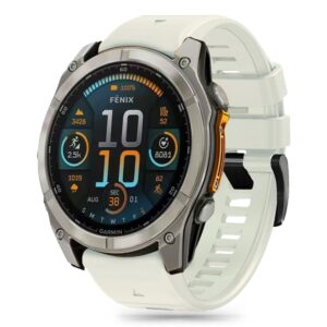 Tech-Protect Silicone Line Silicone apyrankė skirta Garmin Fenix 5 / 6 / 6 Pro / 7 / 8 (47 mm) / E - Titanium
