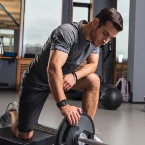 Tech-Protect Silicone Line Silicone apyrankė skirta Garmin Fenix 5 / 6 / 6 Pro / 7 / 8 (47 mm) / E - Titanium - Image 4