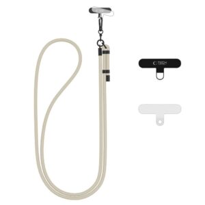 Tech-Protect C1S Rope Crossbody Strap Leash - Gray - Image 1