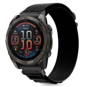Tech-Protect Nylon Pro Garmin Fenix 5X / 5X PLUS / 6X / 6X Pro / 7X / 8 apyrankė skirta (51 MM) - juodos spalvos - Image 3