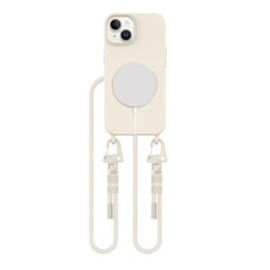 Tech-Protect MagNecklace MagSafe Apple iPhone 13 Case - Beige - Image 1