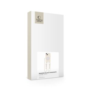 Tech-Protect MagNecklace MagSafe Apple iPhone 13 Case - Beige - Image 6