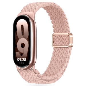 Tech-Protect NylonMag apyrankė skirta Xiaomi Smart Band 8 / 9 / NFC - rožinės spalvos