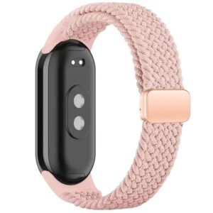 Tech-Protect NylonMag apyrankė skirta Xiaomi Smart Band 8 / 9 / NFC - rožinės spalvos - Image 2