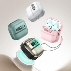 ESR Pulse Halolock Magsafe dėklas skirtas AirPods 4 - baltos spalvos - Image 3