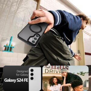 Tech-Protect MagRing MagSafe dėklas skirtas Samsung Galaxy S24 FE - juodos spalvos - Image 2