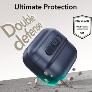 ESR Pulse Halolock Magsafe dėklas skirtas AirPods 4 - mėlynos spalvos - Image 7