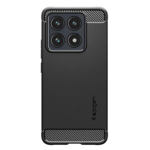 Spigen Rugged Armor dėklas skirtas Xiaomi 14T Pro - Matte juodos spalvos - Image 2