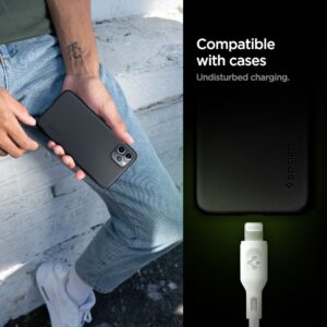 Spigen DuraSync MFi USB-C / Lightning Cable 2-Pack 100cm - baltos spalvos - Image 8